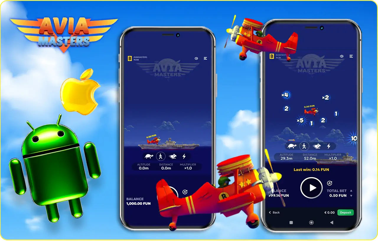 Avia Masters Game App for Android and iOS