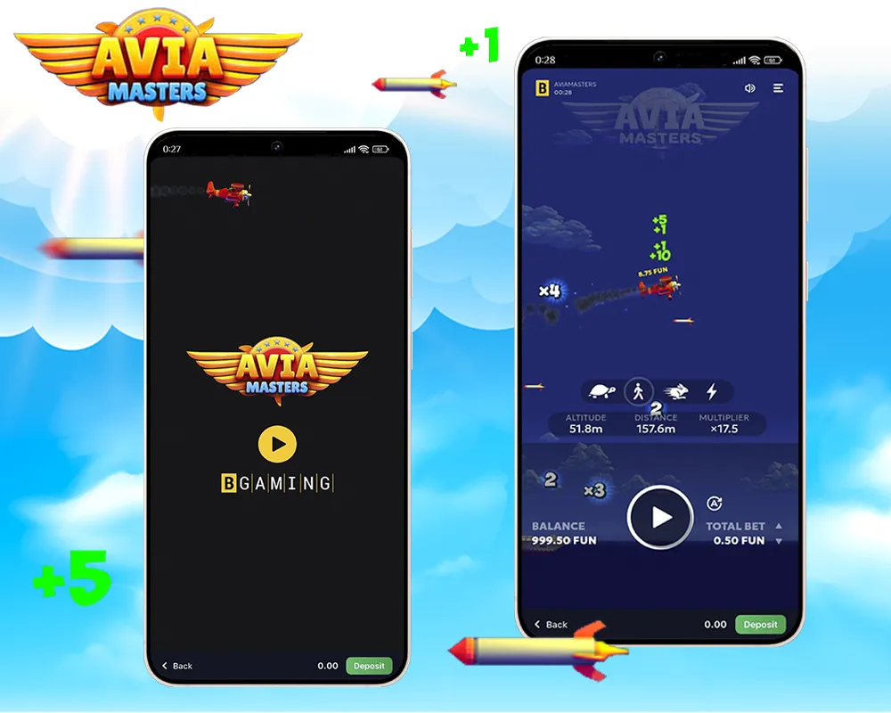Avia Masters Casino Game  Mobile App for Android and iOS