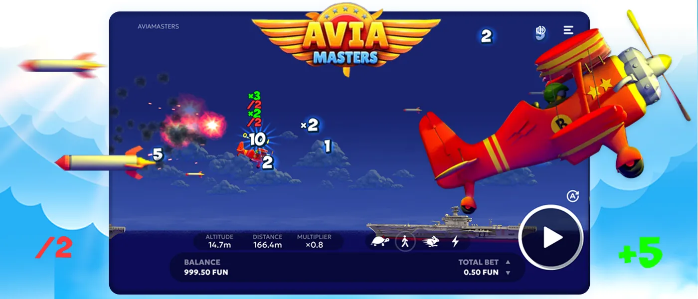 Avia Masters crash-style aviation Game in India